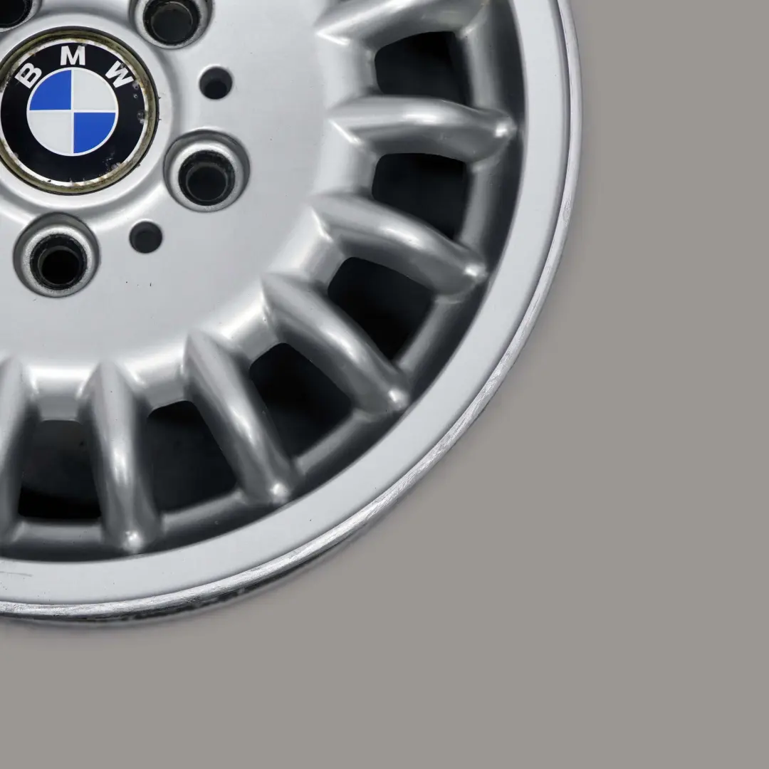 Alloy Wheel Rim 15" 7J ET:47 Sports Spoke Styling 13 to BMW E36 Silver with Part number 1180069 BMW E36 Silver Alloy Wheel Rim 15" 7J ET:47 Sports Spoke Styling 13 - SKU 1180069-2 - Part number 1180069