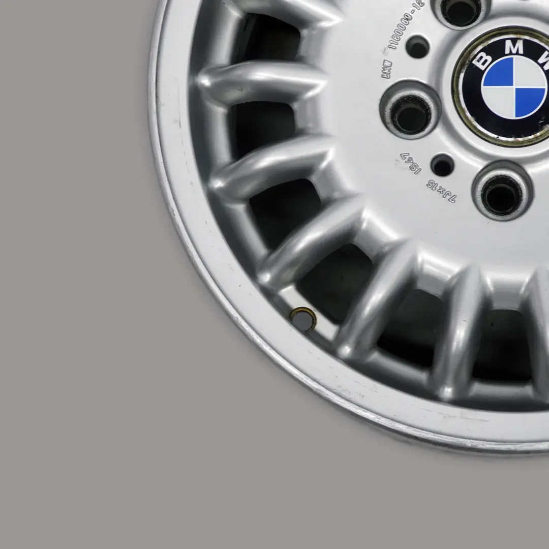 BMW E36 Silver Alloy Wheel Rim 15" 7J ET:47 Sports Spoke Styling 13 - SKU 1180069-2 - Part number 1180069
