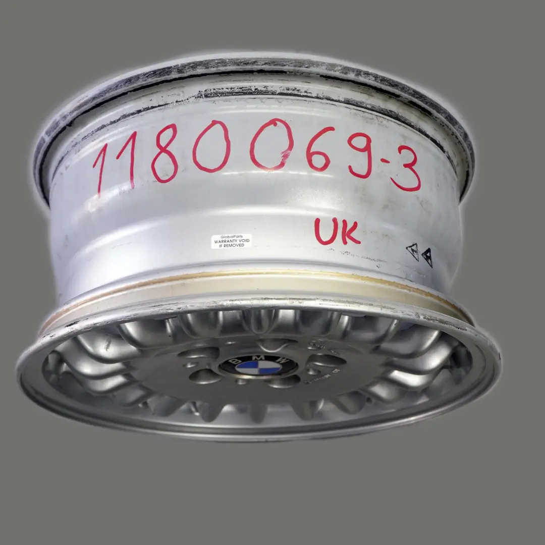 BMW E36 Silver Alloy Wheel Rim 15" 7J ET:47 Sports Spoke Styling 13 - SKU 1180069-3 - Part number 1180069
