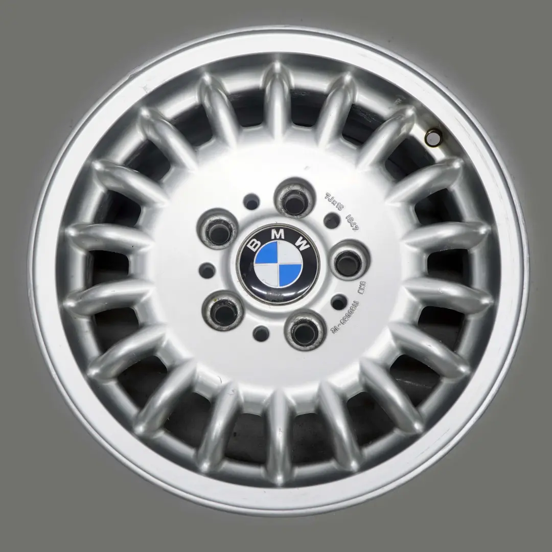 Alloy Wheel Rim 15" 7J ET:47 Sports Spoke Styling 13 to BMW E36 Silver with Part number 1180069 BMW E36 Silver Alloy Wheel Rim 15" 7J ET:47 Sports Spoke Styling 13 - SKU 1180069-3 - Part number 1180069