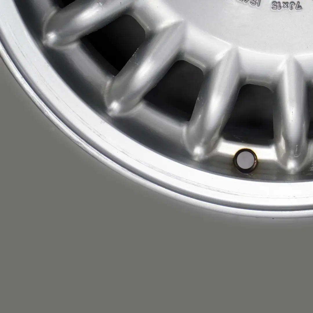 Alloy Wheel Rim 15" 7J ET:47 Sports Spoke Styling 13 to BMW E36 Silver with Part number 1180069 BMW E36 Silver Alloy Wheel Rim 15" 7J ET:47 Sports Spoke Styling 13 - SKU 1180069-3 - Part number 1180069