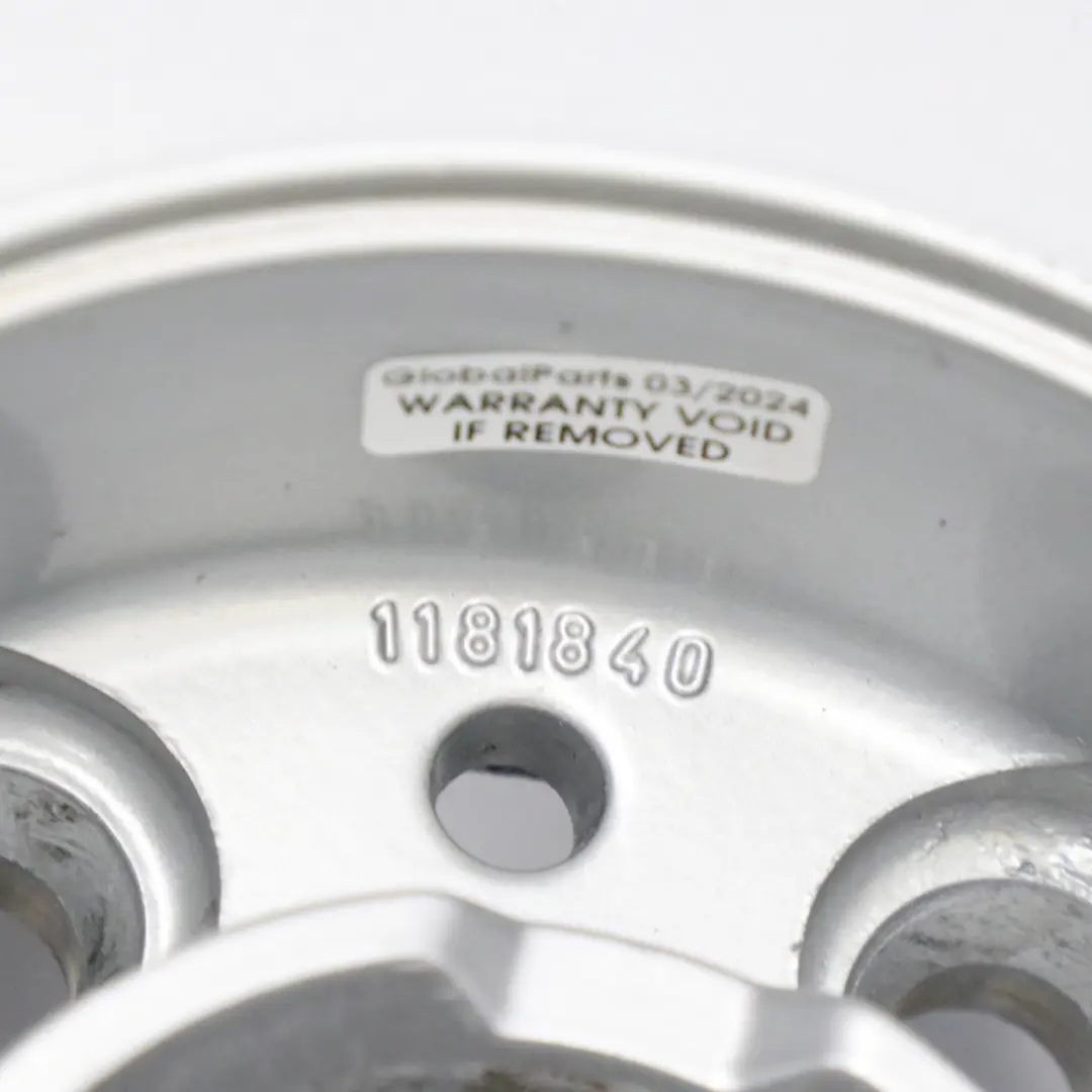 BMW E38 Srebrna Felga Aluminiowa 16" Styling 6 7.5J ET:20 - SKU 1181840-1 - Numer Części 1181840