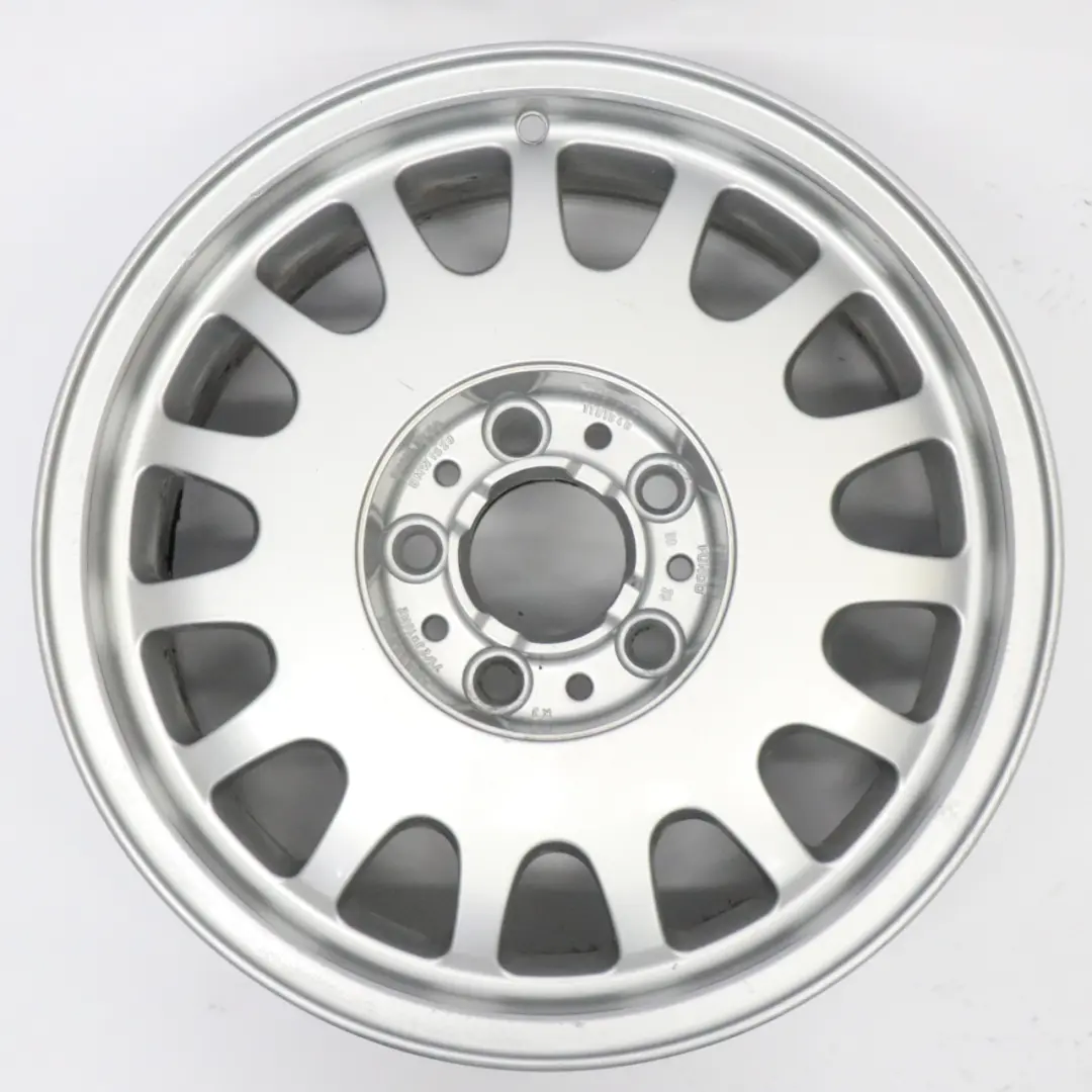 Alloy Wheel Rim 16" Styling 6 7.5J ET:20 to BMW E38 Silver with Part number 1181840 BMW E38 Silver Alloy Wheel Rim 16" Styling 6 7.5J ET:20 - SKU 1181840-1 - Part number 1181840