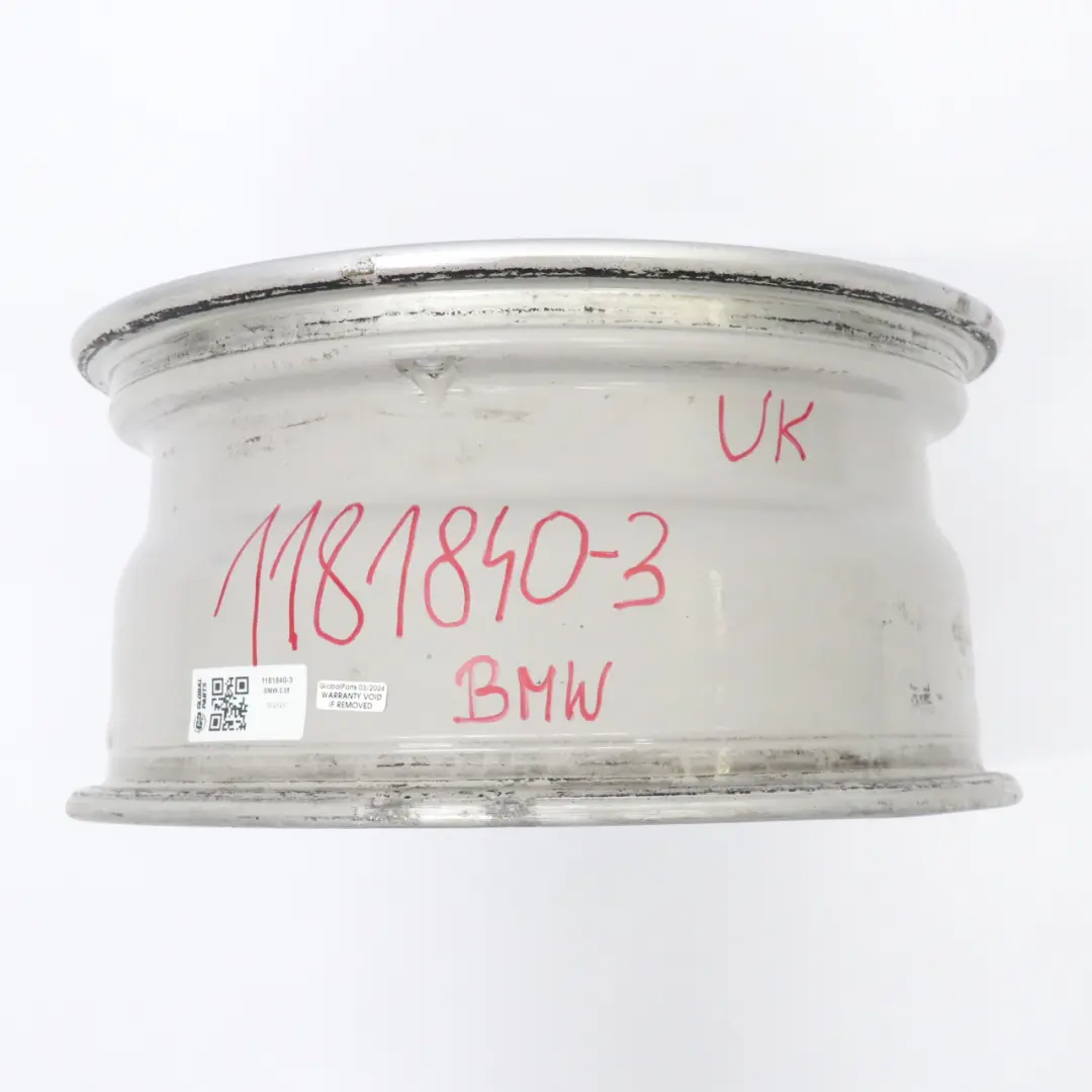 BMW E38 Silver Alloy Wheel Rim 16" Styling 6 7.5J ET:20 - SKU 1181840-3 - Part number 1181840