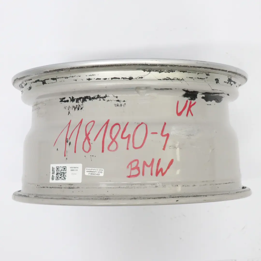 Alloy Wheel Rim 16" Styling 6 7.5J ET:20 to BMW E38 Silver with Part number 1181840 BMW E38 Silver Alloy Wheel Rim 16" Styling 6 7.5J ET:20 - SKU 1181840-4 - Part number 1181840