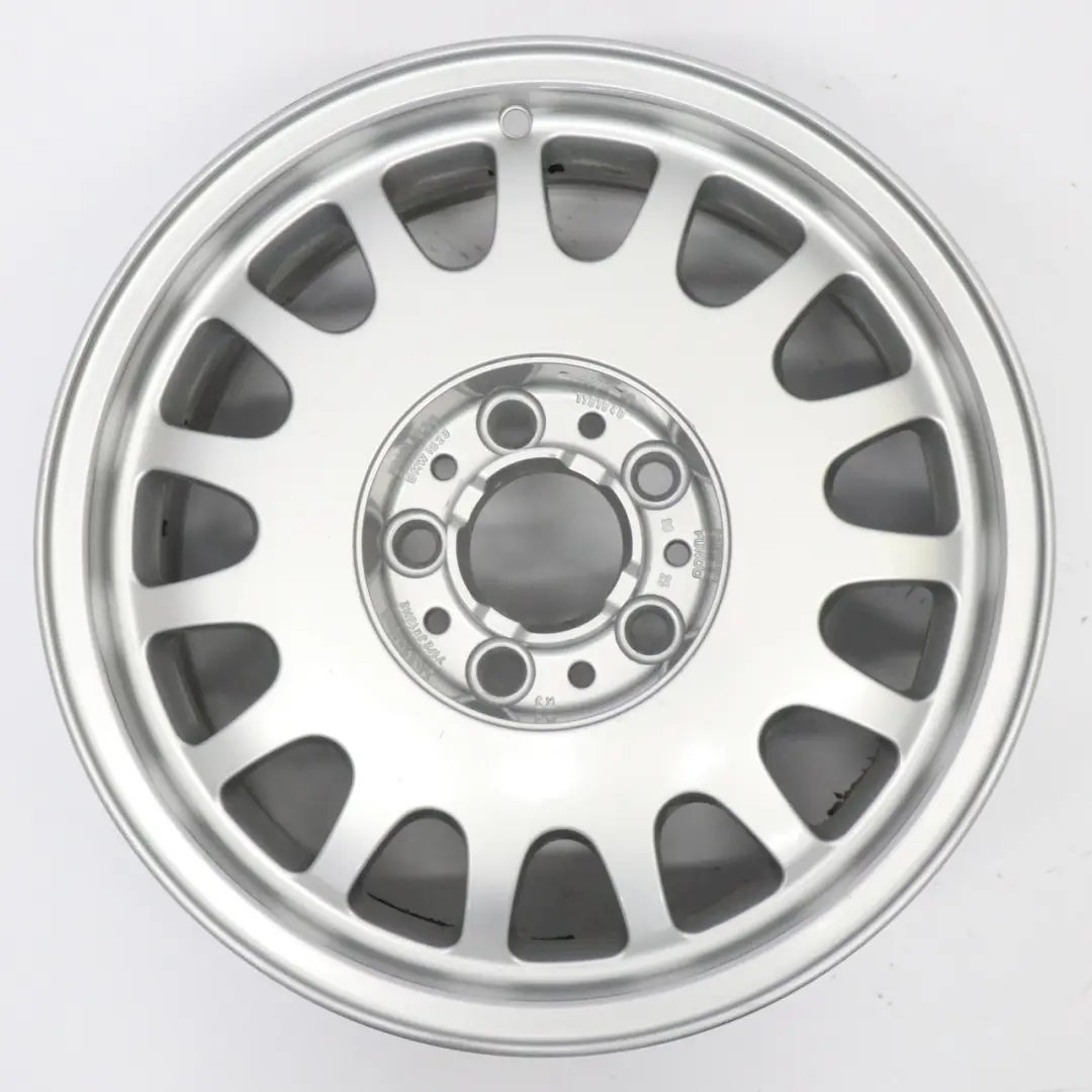 Alloy Wheel Rim 16" Styling 6 7.5J ET:20 to BMW E38 Silver with Part number 1181840 BMW E38 Silver Alloy Wheel Rim 16" Styling 6 7.5J ET:20 - SKU 1181840-4 - Part number 1181840