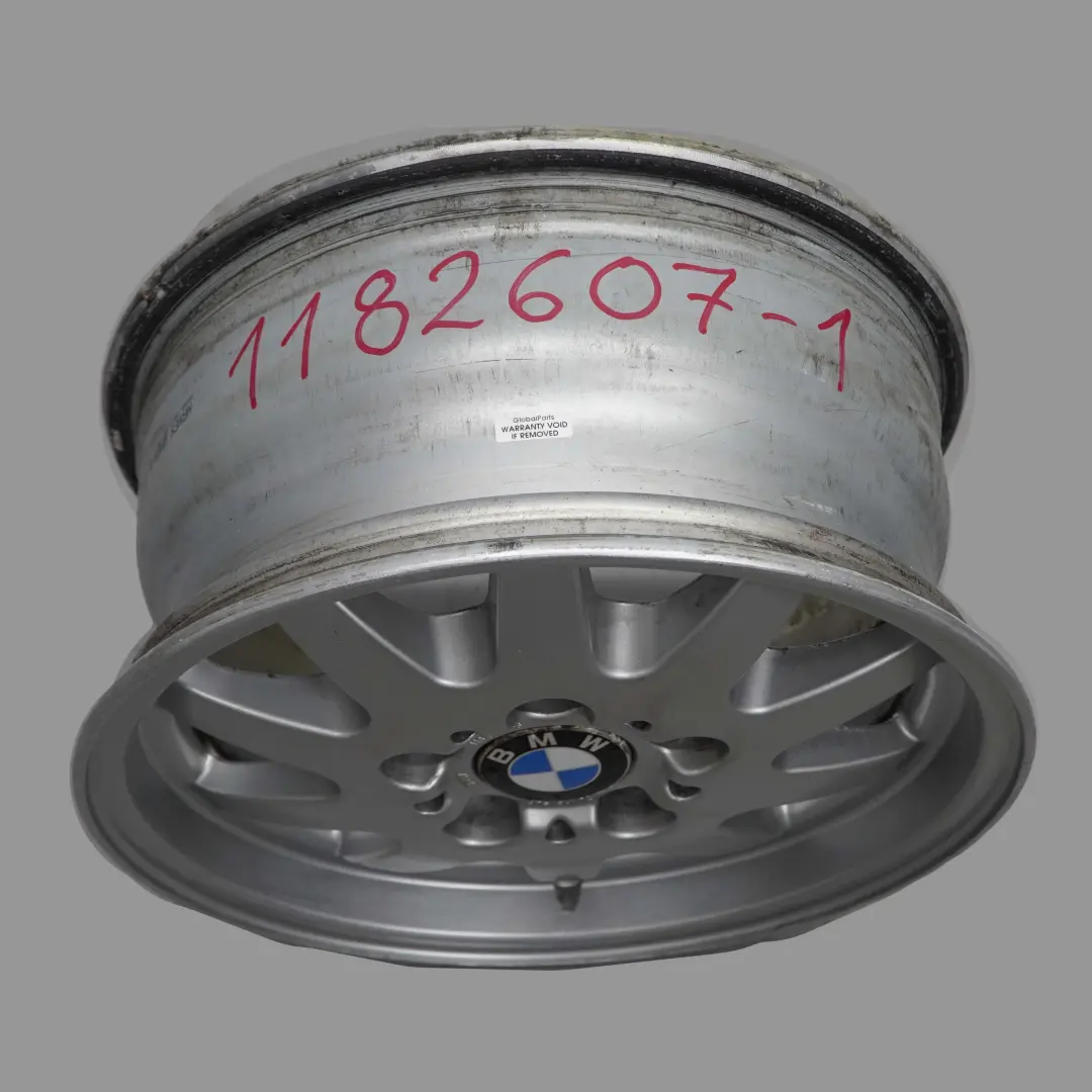 Alloy Rim 15" 7J ET:47 Styling 28 to BMW 3 Series E36 E46 Silver Wheel with Part number 1182607 BMW 3 Series E36 E46 Silver Wheel Alloy Rim 15" 7J ET:47 Styling 28 - SKU 1182607-1 - Part number 1182607