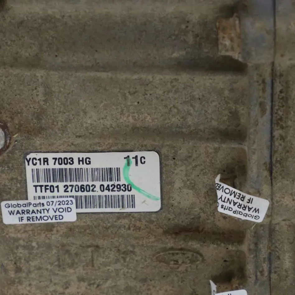 Ford Transit MK6 2.4 TDDi Caja Cambios Manual MT75 RWD YC1R7003HG GARANTÍA - SKU 1219414 - Número de pieza 1219414