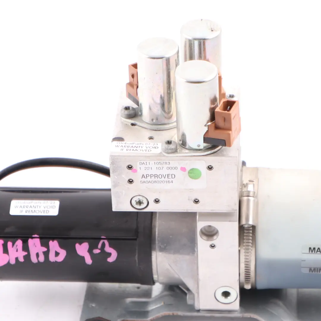 MK2 Convertible Hydraulic Lift Pump Folding Top Roof Unit to Saab 9-3 with Part number 12211070000 Saab 9-3 MK2 Convertible Hydraulic Lift Pump Folding Top Roof Unit - SKU 12211070000 - Part number 12211070000