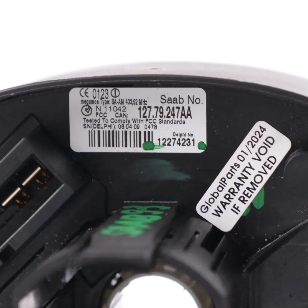 Steering Column Cluster Switch Wiper Indicator Stalk to Saab 9-3 with Part number 12274231 Saab 9-3 Steering Column Cluster Switch Wiper Indicator Stalk - SKU 12274231 - Part number 12274231