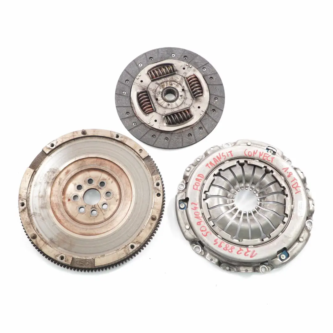 Mass Flywheel Clutch Kit Manual to Ford Transit Connect 1.8 TDCi Dual Twin with Part number 1228894 Ford Transit Connect 1.8 TDCi Dual Twin Mass Flywheel Clutch Kit Manual - SKU 1228894 - Part number 1228894