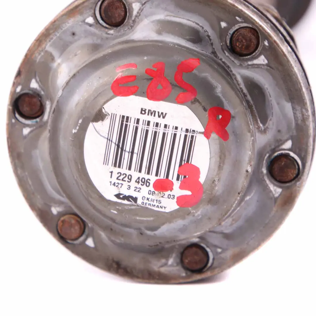 Shaft Rear Axle Right 1229496 to BMW E46 E85 Drive with Part number 1229592 BMW E46 E85 Drive Shaft Rear Axle Right 1229496 - SKU 1229592 - Part number 1229592
