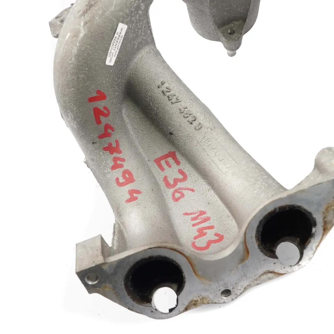 BMW E36 316i M43 Motore benzina Collettore aspirazione inferiore Parte - SKU 1247494 - Numero di parte 1247494