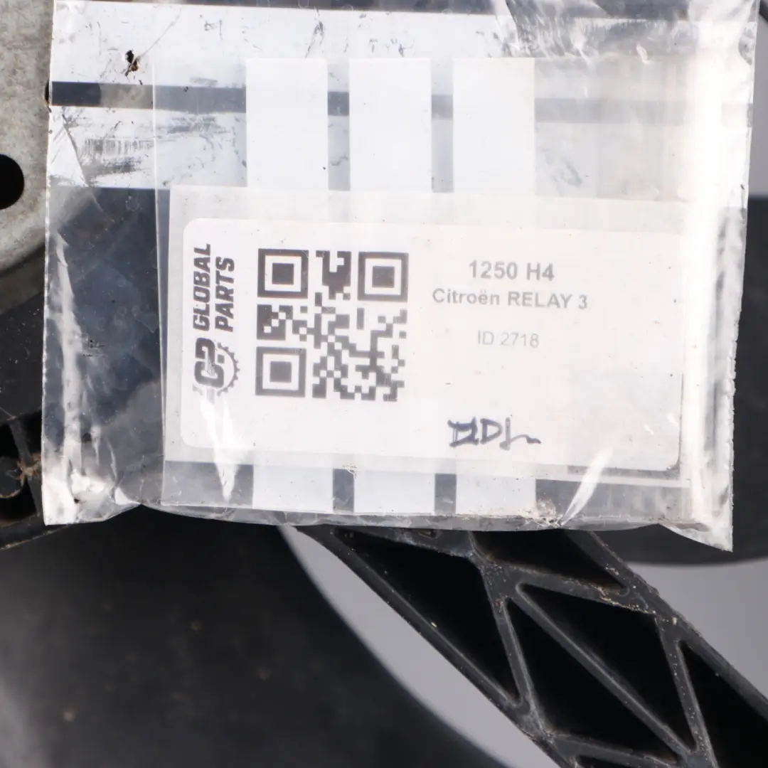 Citroen Relay 3 Radiator Pusher Fan Cooling Fan HDi Diesel to with Part number 1250 H4 Citroen Relay 3 Radiator Pusher Fan Cooling Fan HDi Diesel - SKU 1250 H4 - Part number 1250 H4