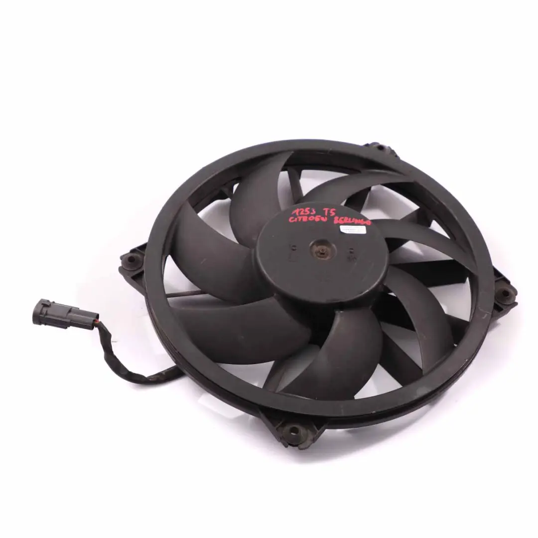  Ventilador radiador Citroen Berlingo Peugeot Partner Refrigeración 9673009880 - SKU 1253T5 - Número de pieza 1253T5