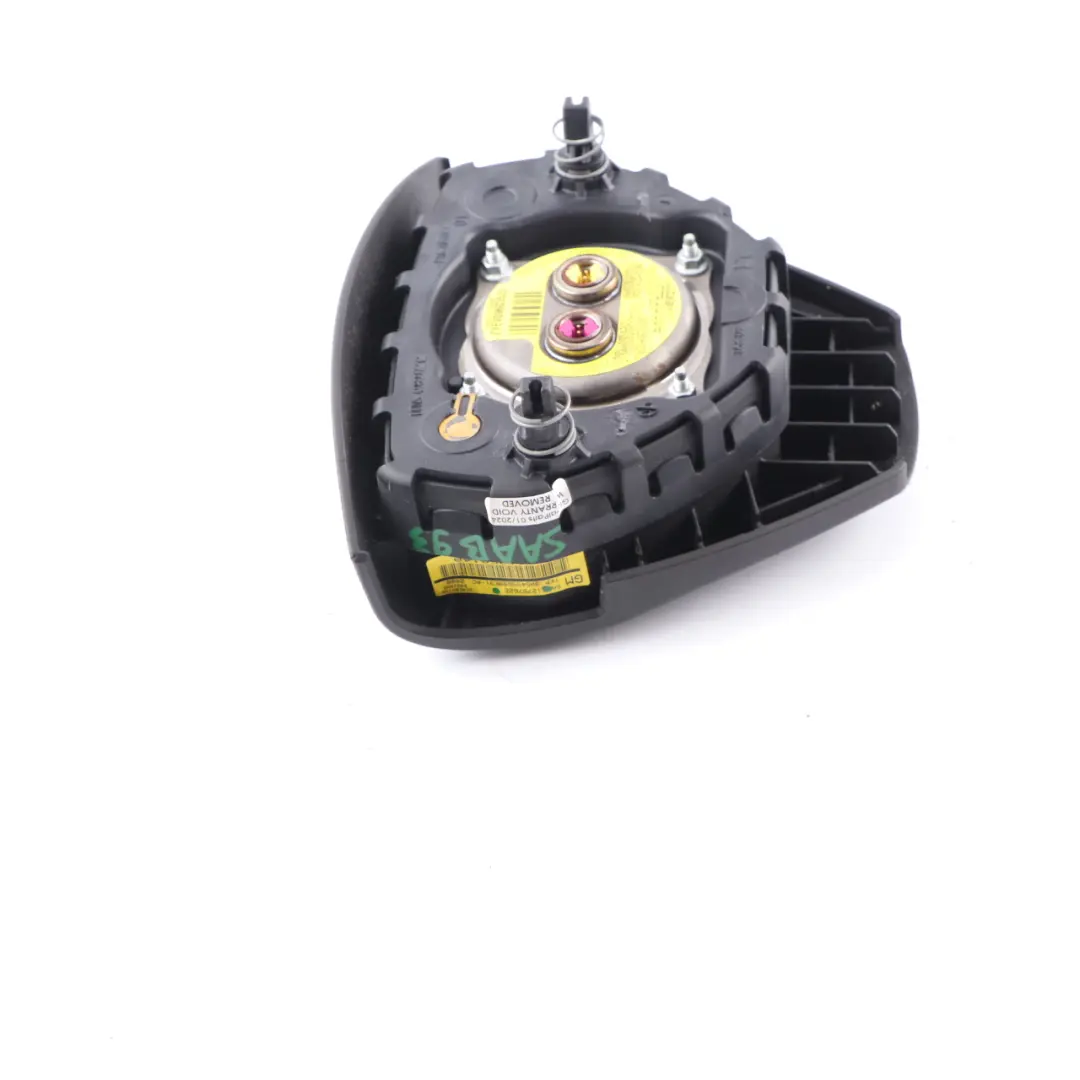 Saab 9-3 Steering Wheel Air Bag Driver Safety Module Airbag Black - SKU 12757622 - Part number 12757622