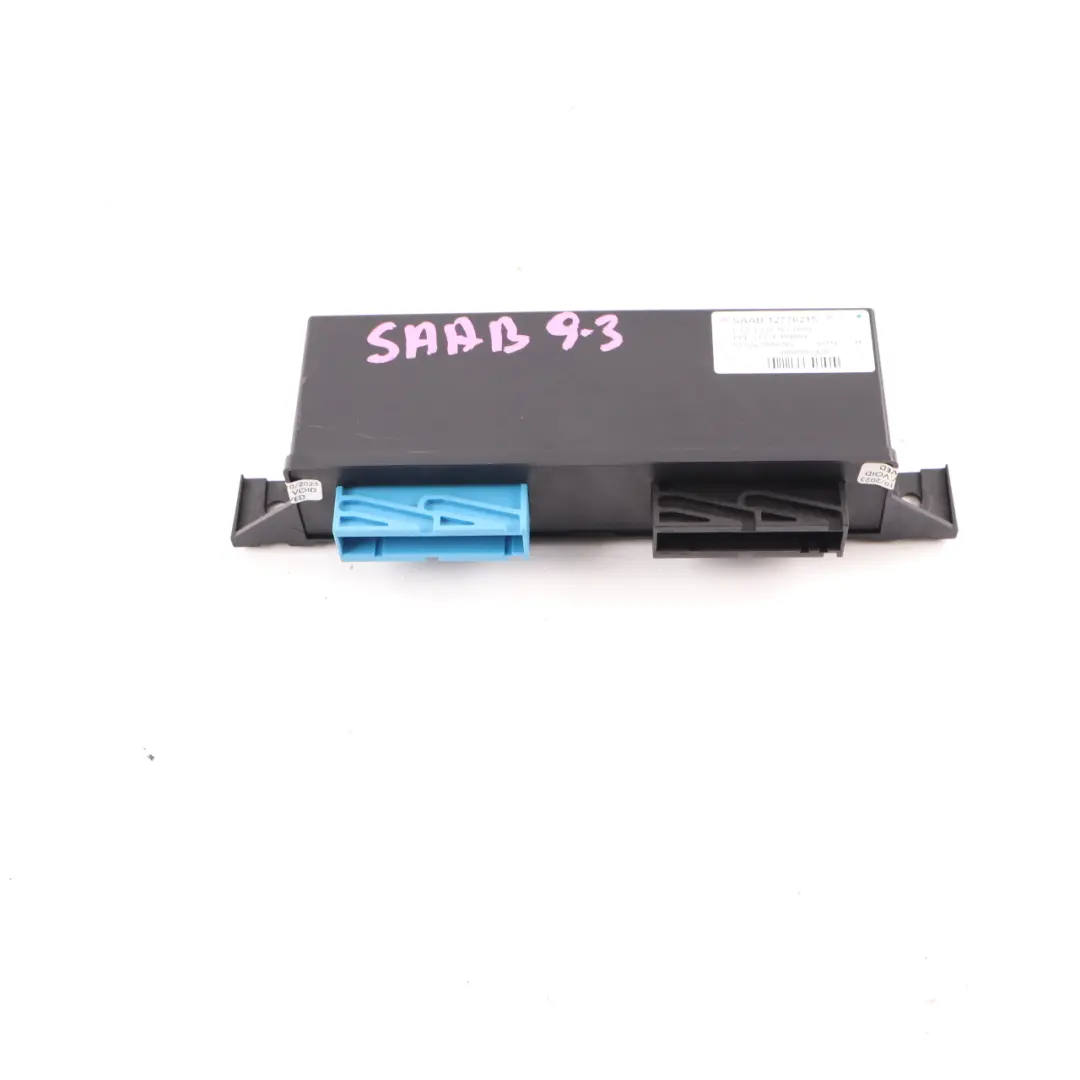 Roof Folding Top Control Unit Module ECU to Saab 9-3 2 Convertible with Part number 12776215 Saab 9-3 2 Convertible Roof Folding Top Control Unit Module ECU - SKU 12776215 - Part number 12776215