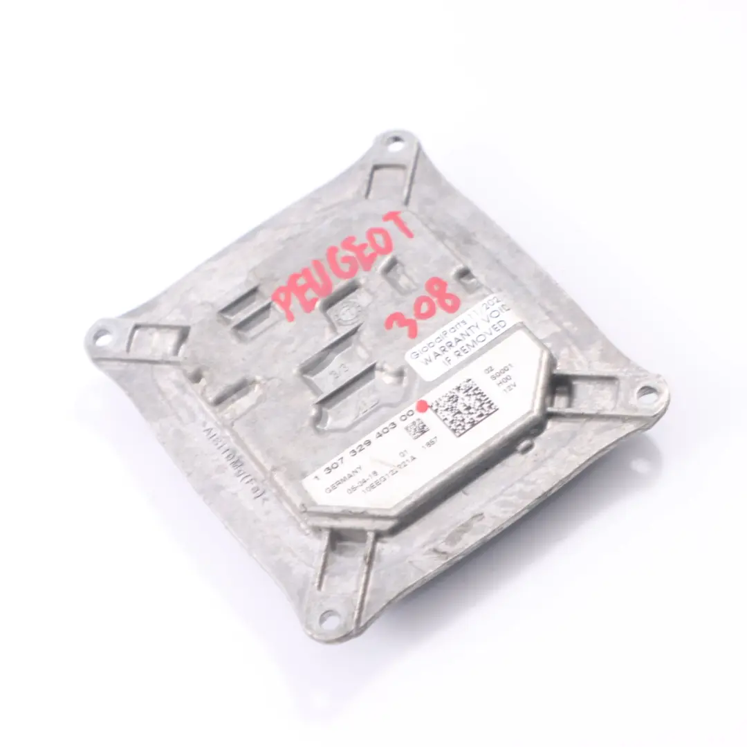 Headlight Level Control Ballast Unit Module to Peugeot 308 Xenon with Part number 130732940300 Peugeot 308 Xenon Headlight Level Control Ballast Unit Module - SKU 130732940300 - Part number 130732940300