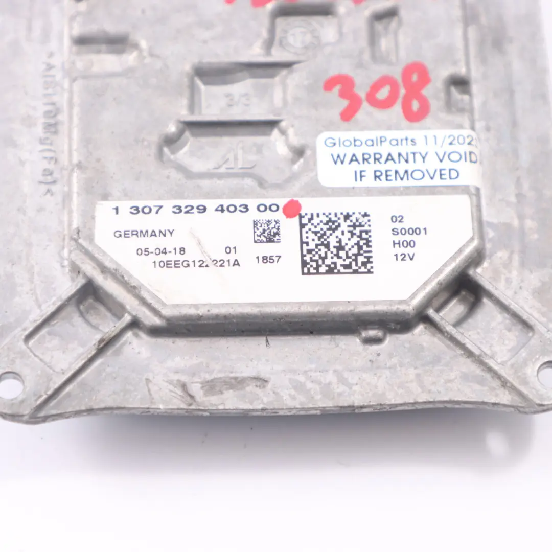 Headlight Level Control Ballast Unit Module to Peugeot 308 Xenon with Part number 130732940300 Peugeot 308 Xenon Headlight Level Control Ballast Unit Module - SKU 130732940300 - Part number 130732940300