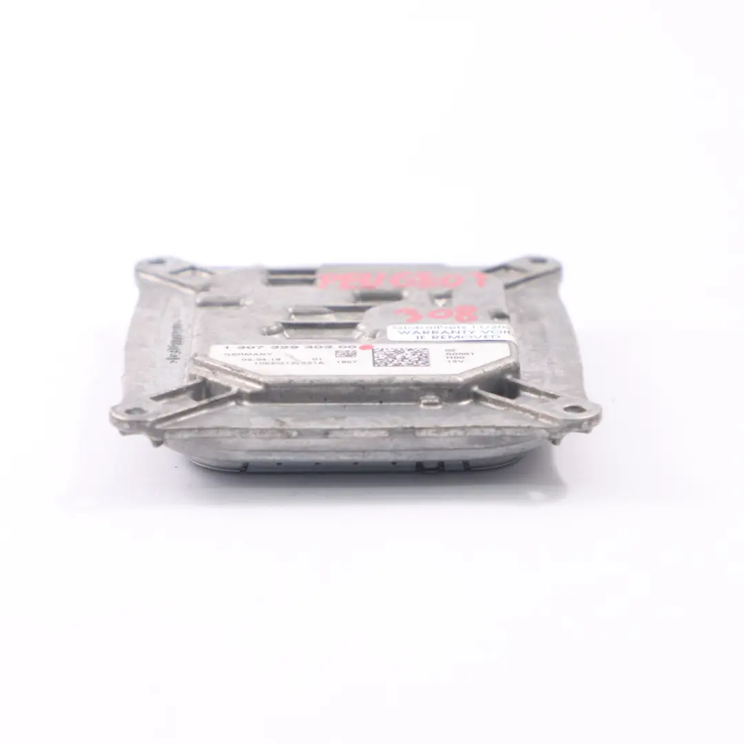 Módulo unidad balasto control nivel de faros de xenón para Peugeot 308 con número de pieza 130732940300 Peugeot 308 Módulo unidad balasto control nivel de faros de xenón - SKU 130732940300 - Número de pieza 130732940300