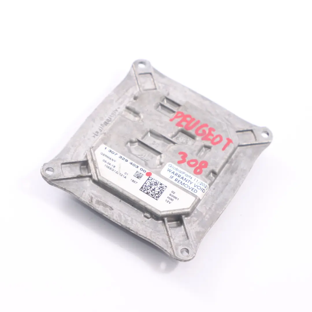 Przetwornica Xenon do Peugeot 308 o numerze 130732940300 Peugeot 308 Przetwornica Xenon - SKU 130732940300 - Numer Części 130732940300