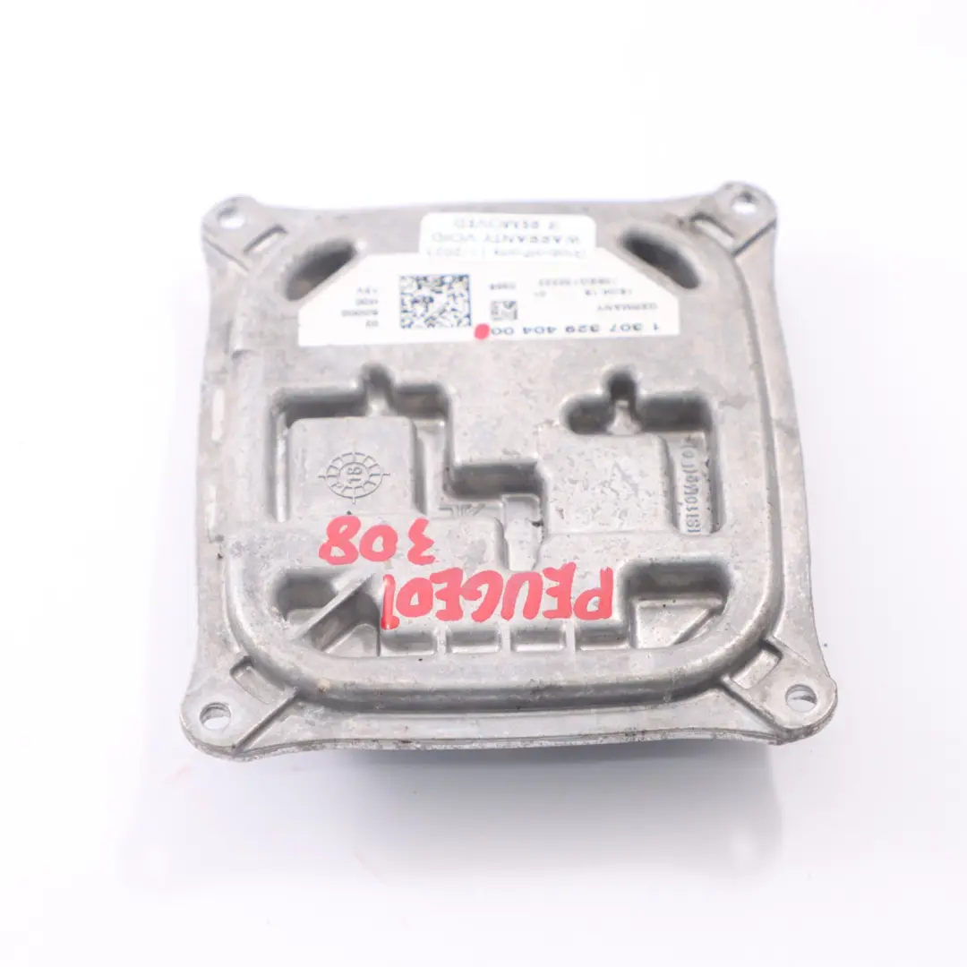 Xenon-Scheinwerfer Level Control Ballast Unit Modul für Peugeot 308 mit Teilenummer 130732940400 Peugeot 308 Xenon-Scheinwerfer Level Control Ballast Unit Modul - SKU 130732940400 - Teilenummer 130732940400