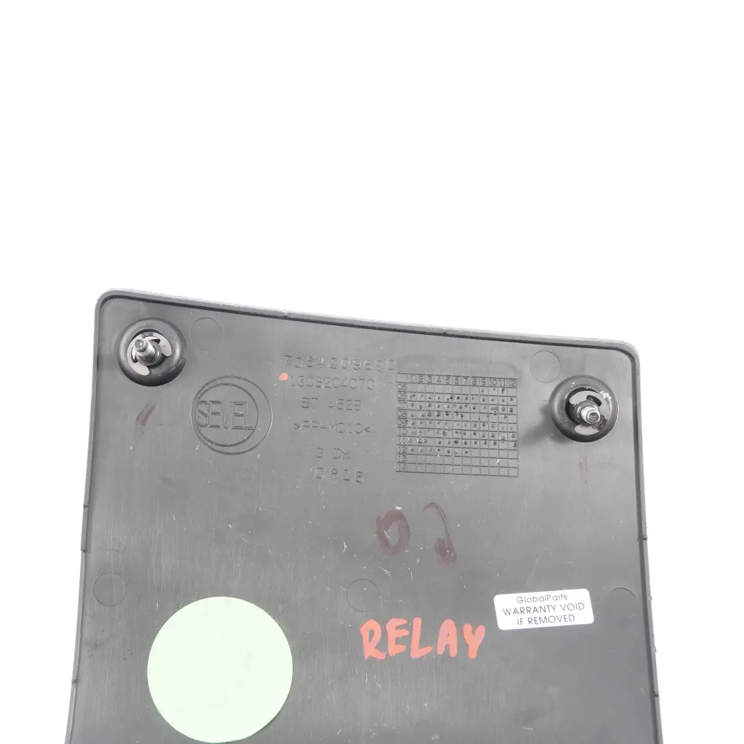 Fiat Ducato Peugeot Boxer Fusibile Relay Scatola Elettrica Coperchio - SKU 1308204070 - Numero di parte 1308204070
