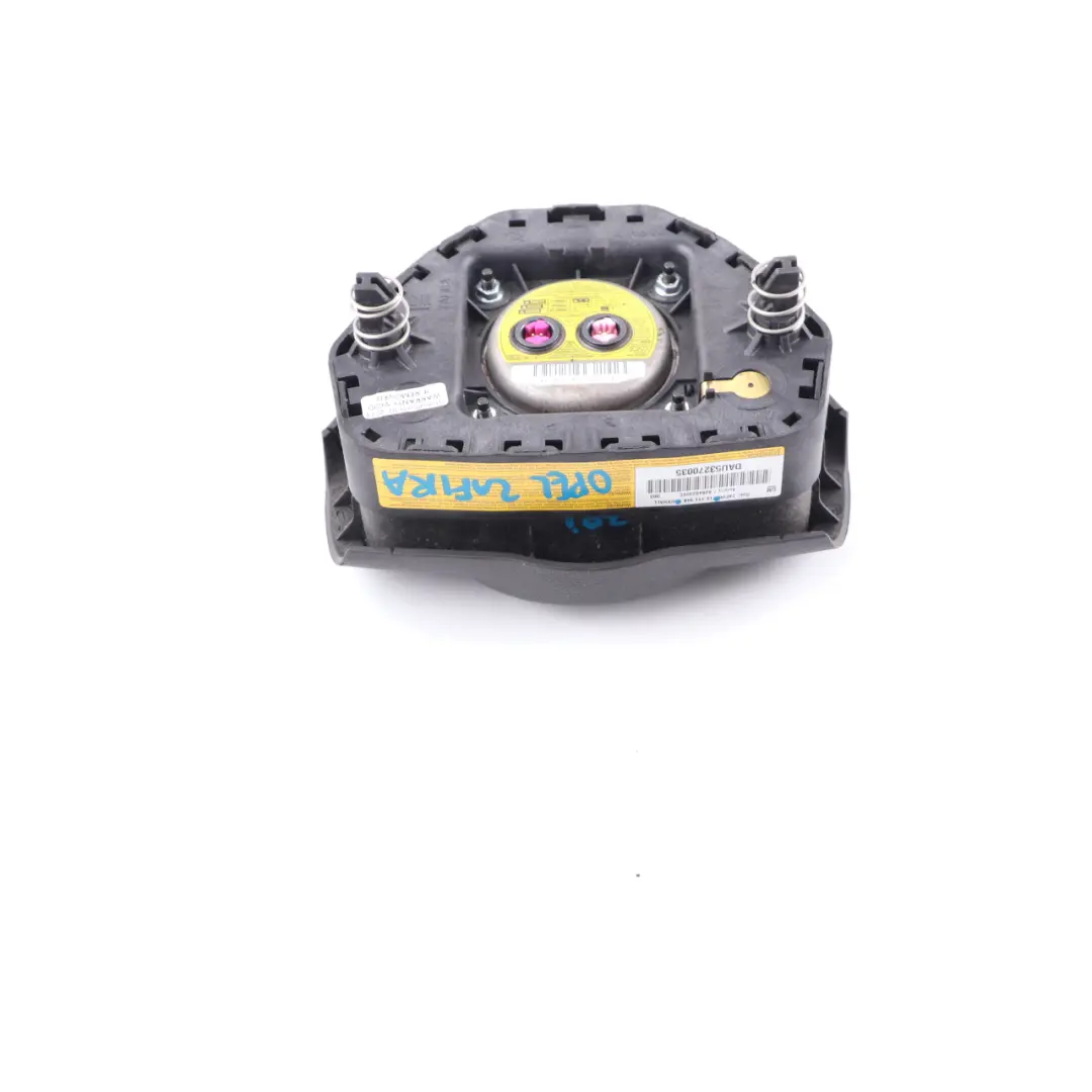 Steering Wheel Air Module Driver Side Black to Vauxhall Zafira B with Part number 13111349 Vauxhall Zafira B Steering Wheel Air Module Driver Side Black - SKU 13111349 - Part number 13111349