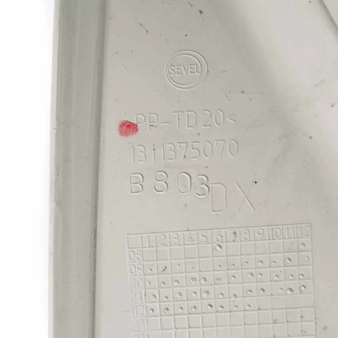  A-Säulenverkleidung Citroen Jumper Fiat Ducato Rechts Verkleidung Abdeckung Grau - SKU 1311375070 - Teilenummer 1311375070