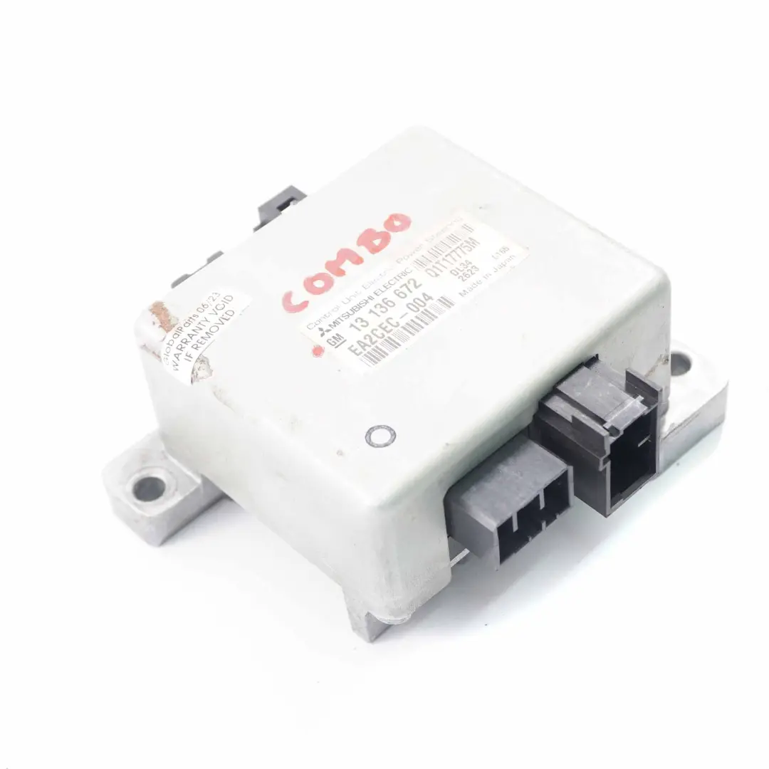 Lenksäule Servolenkung Steuergerät Modul ECU für Opel Combo mit Teilenummer 13136672 Opel Combo Lenksäule Servolenkung Steuergerät Modul ECU - SKU 13136672 - Teilenummer 13136672