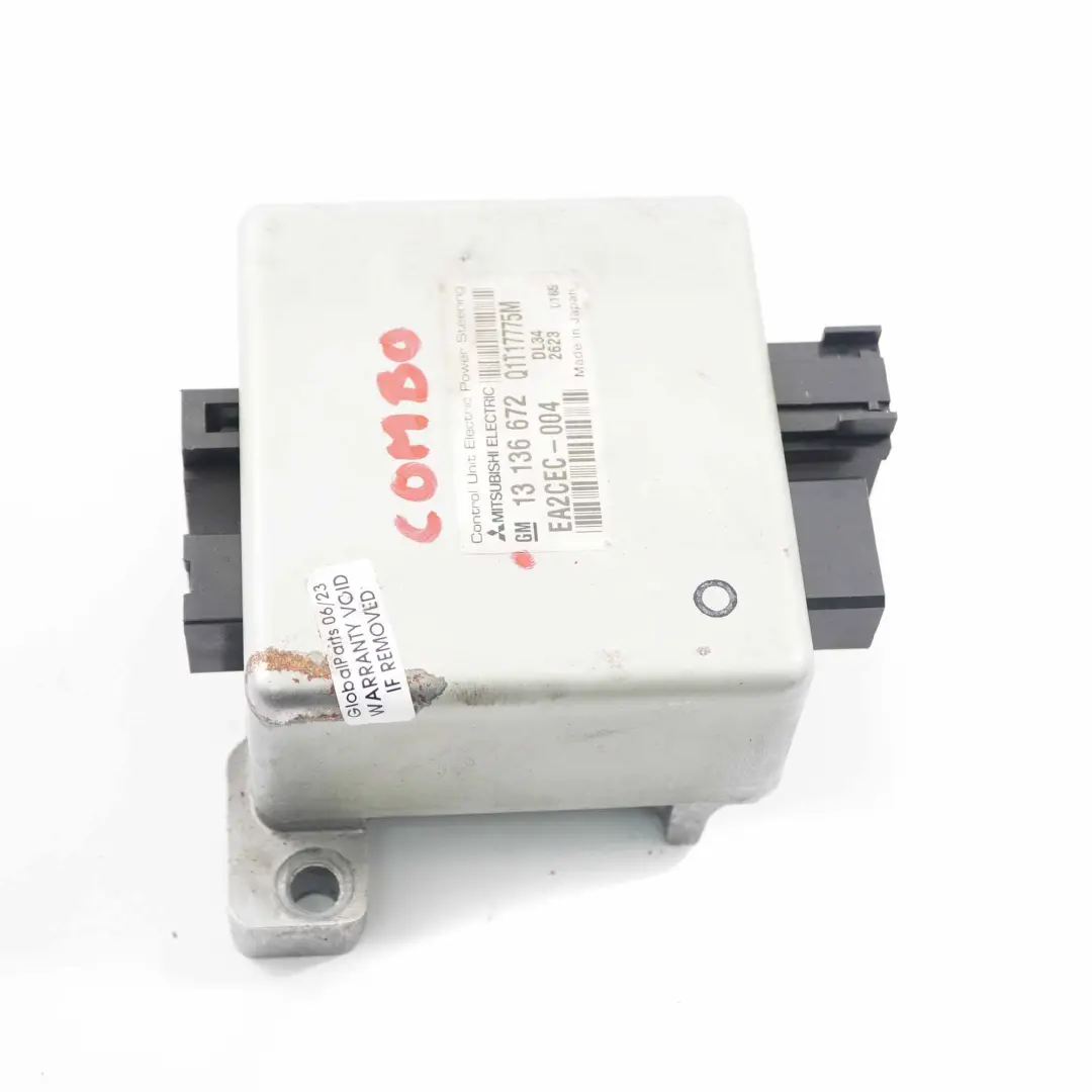 Opel Combo Steering Column Power Steering Control Unit Module ECU - SKU 13136672 - Part number 13136672