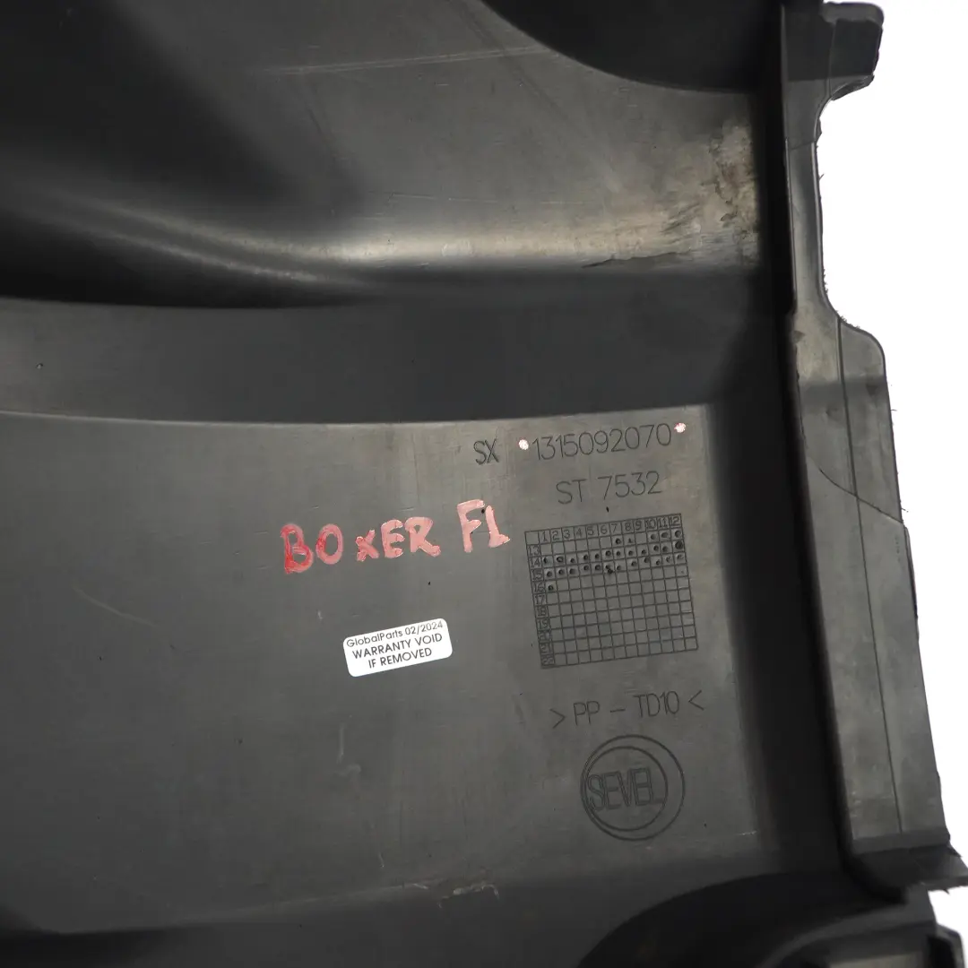 Peugeot Boxer Esquina Parachoques Delantero Borde Izquierdo Imprimado - SKU 1315092070 - Número de pieza 1315092070