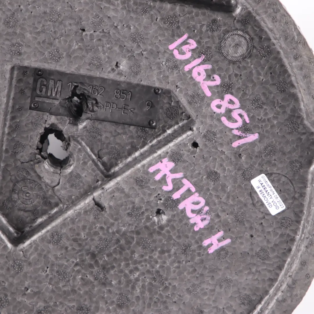 Boot Trunk Panel Tool Kit Storage Foam Wrench Jack to Vauxhall Astra H with Part number 13162851 Vauxhall Astra H Boot Trunk Panel Tool Kit Storage Foam Wrench Jack - SKU 13162851 - Part number 13162851