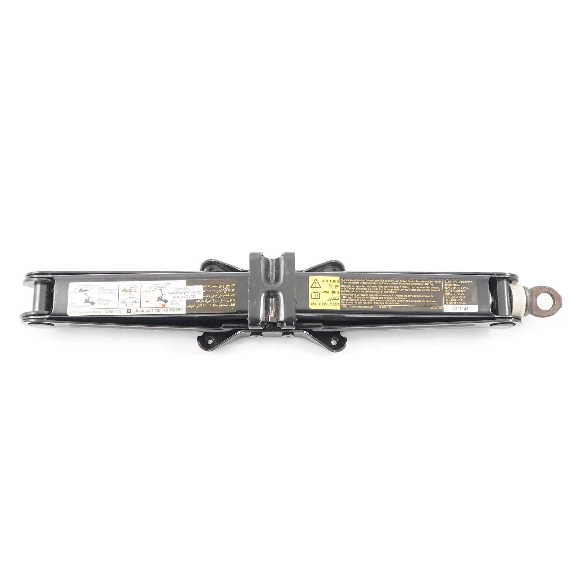 Cric levage Opel Vectra Astra Saab 9-3 Outil levage roue pour 13162852