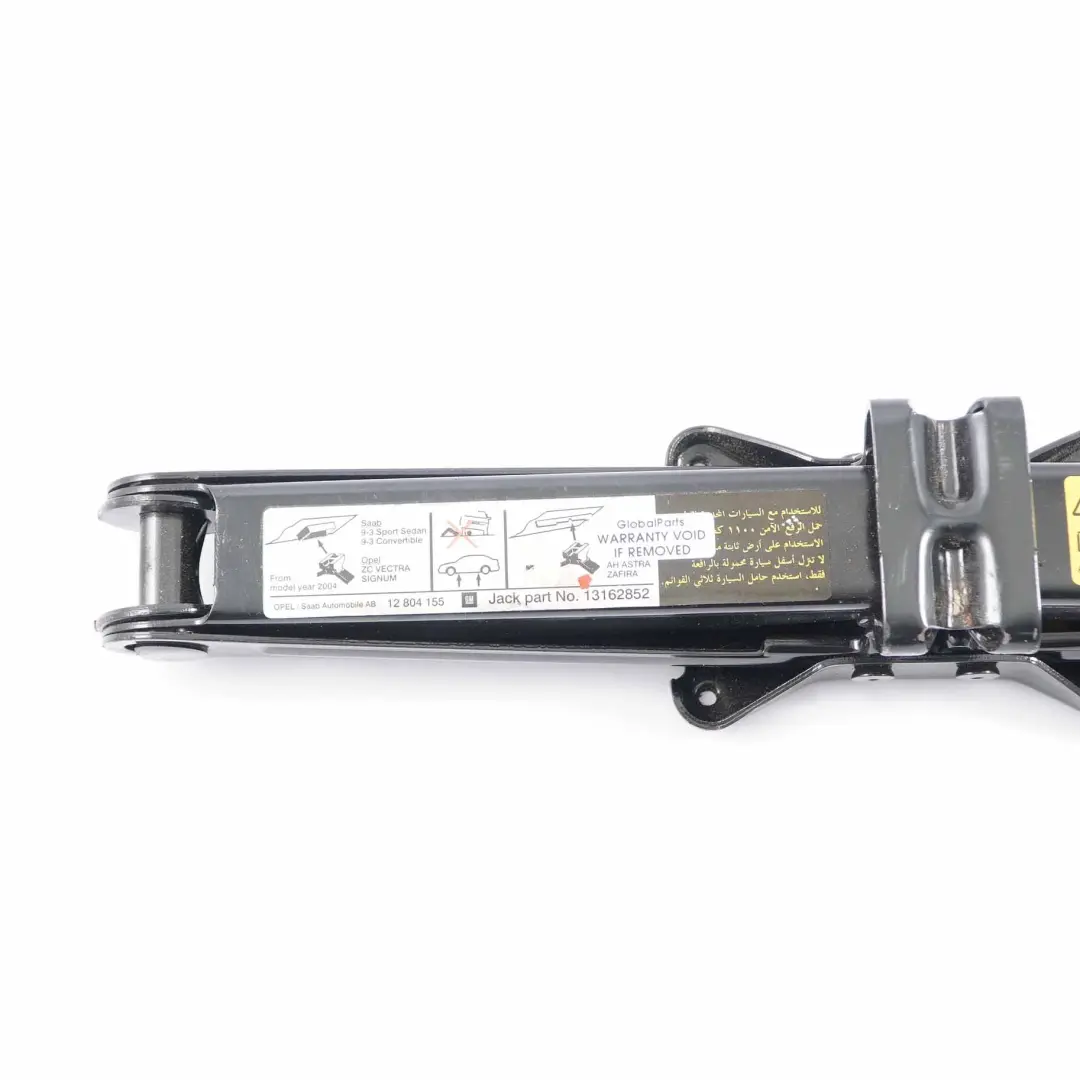  Martinetto sollevamento Opel Vectra Astra Saab 9-3 Strumento Sollevatore ruote - SKU 13162852 - Numero di parte 13162852