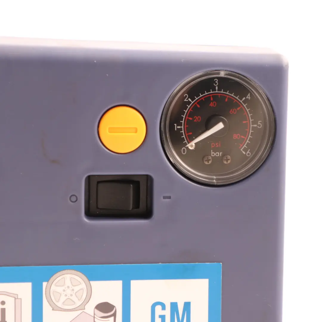 Tyre Inflation Air Pump Compressor Sealant Container Set to Vauxhall with Part number 13191496 Vauxhall Tyre Inflation Air Pump Compressor Sealant Container Set - SKU 13191496 - Part number 13191496