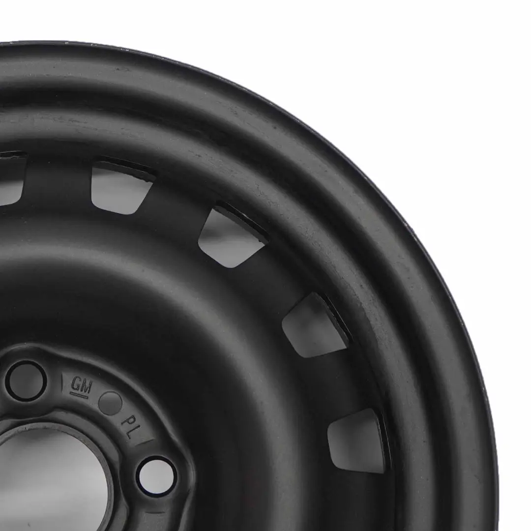 Cerchio in acciaio nero 5.5J 14'' ET:39 per Opel Corsa D con numero di parte 13211896 Opel Corsa D Cerchio in acciaio nero 5.5J 14'' ET:39 - SKU 13211896 - Numero di parte 13211896