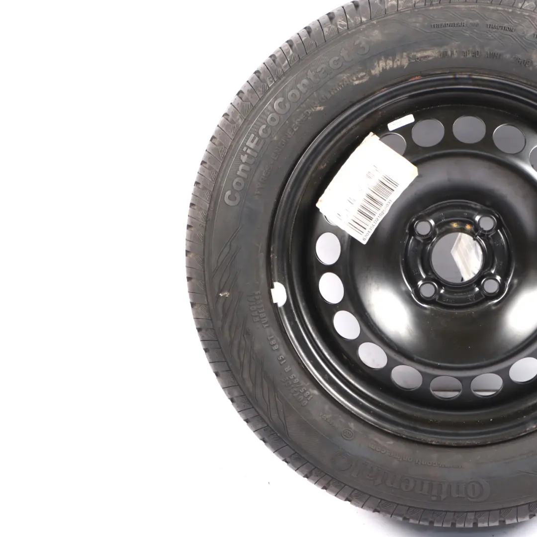 Spare Wheel Vauxhall Corsa D Wheel Steel R15 6J ET:39 Continental 185/65 F4 to with Part number 13211897 Spare Wheel Vauxhall Corsa D Wheel Steel R15 6J ET:39 Continental 185/65 F4 - SKU 13211897 - Part number 13211897
