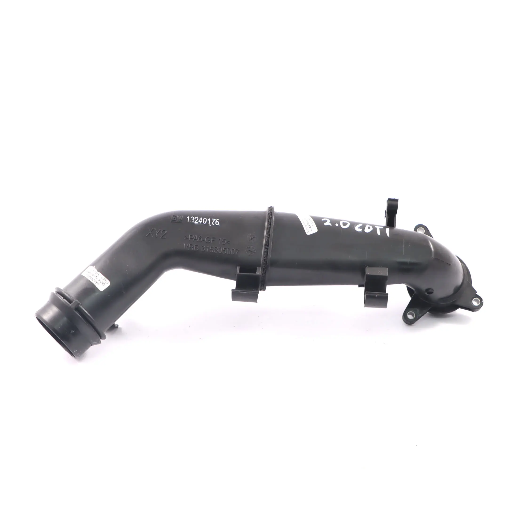 Vauxhall Opel Insignia A Turbo Intercooler Pipe Hose Line Diesel 13240176