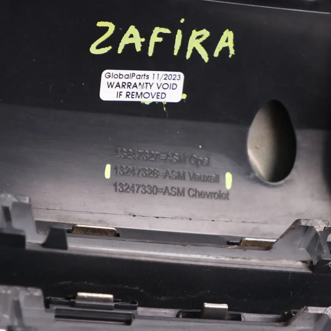 Vauxhall Zafira B Front Hood Bonnet Radiator Grille Badge Trim Panel Chrome - SKU 13247328 - Part number 13247328
