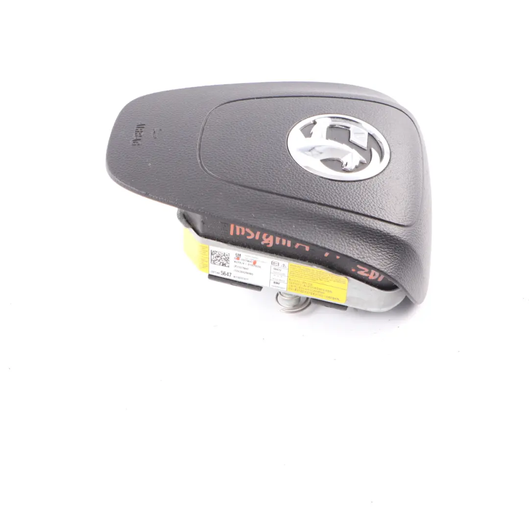 Steering Wheel Air Bag Driver Module Airbag Black to Vauxhall Insignia A with Part number 13275647 Vauxhall Insignia A Steering Wheel Air Bag Driver Module Airbag Black - SKU 13275647 - Part number 13275647