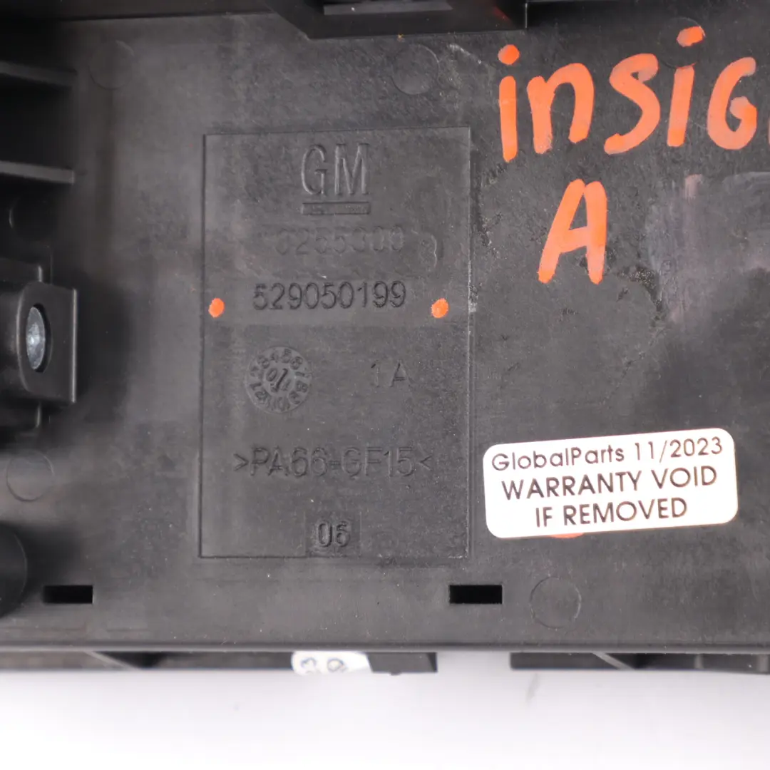 Fuse Box Front Body Control Module ECU BCM Unit to Vauxhall Insignia A with Part number 13275881 Vauxhall Insignia A Fuse Box Front Body Control Module ECU BCM Unit - SKU 13275881 - Part number 13275881