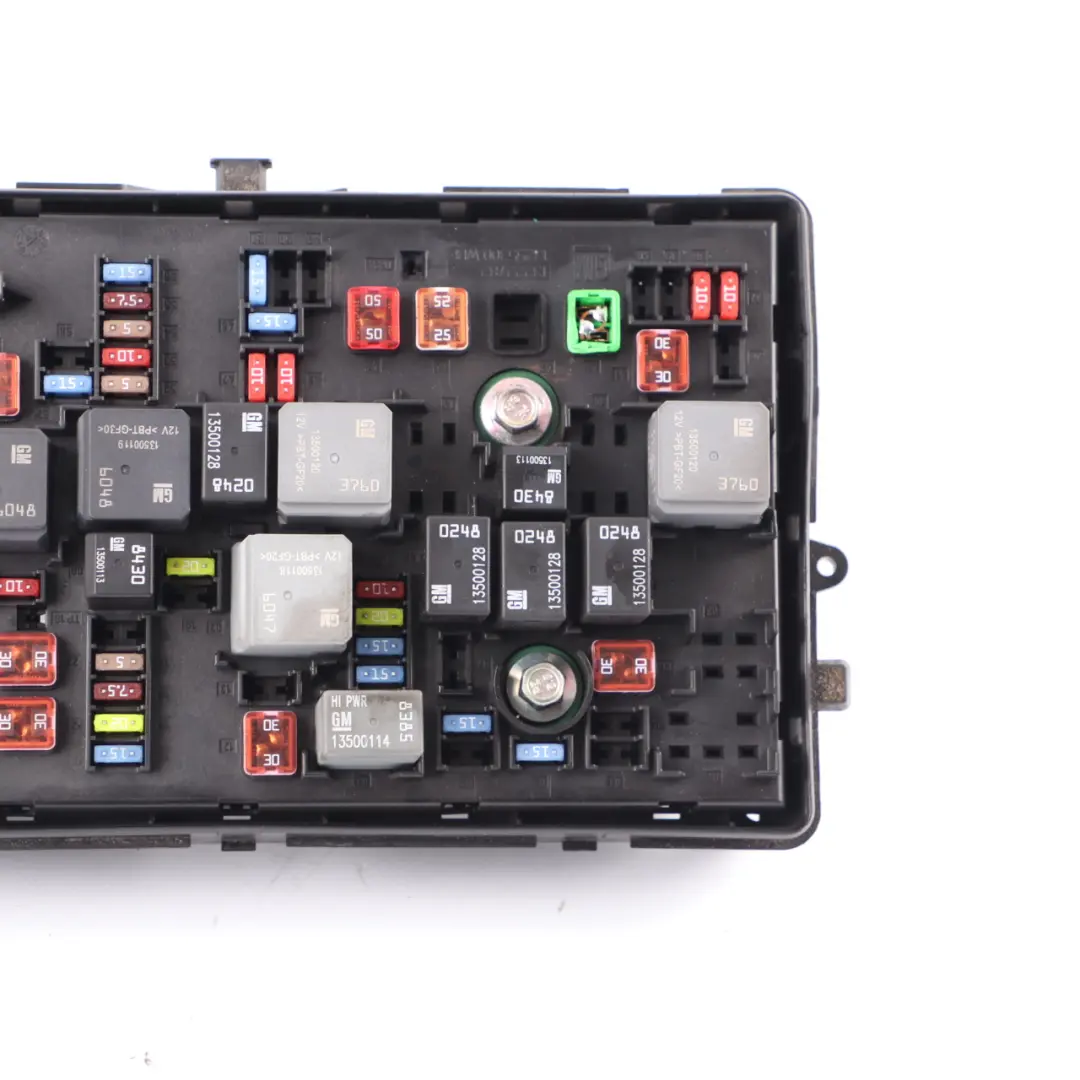 Fuse Box Front Body Control Module ECU BCM Unit to Vauxhall Insignia A with Part number 13275881 Vauxhall Insignia A Fuse Box Front Body Control Module ECU BCM Unit - SKU 13275881 - Part number 13275881