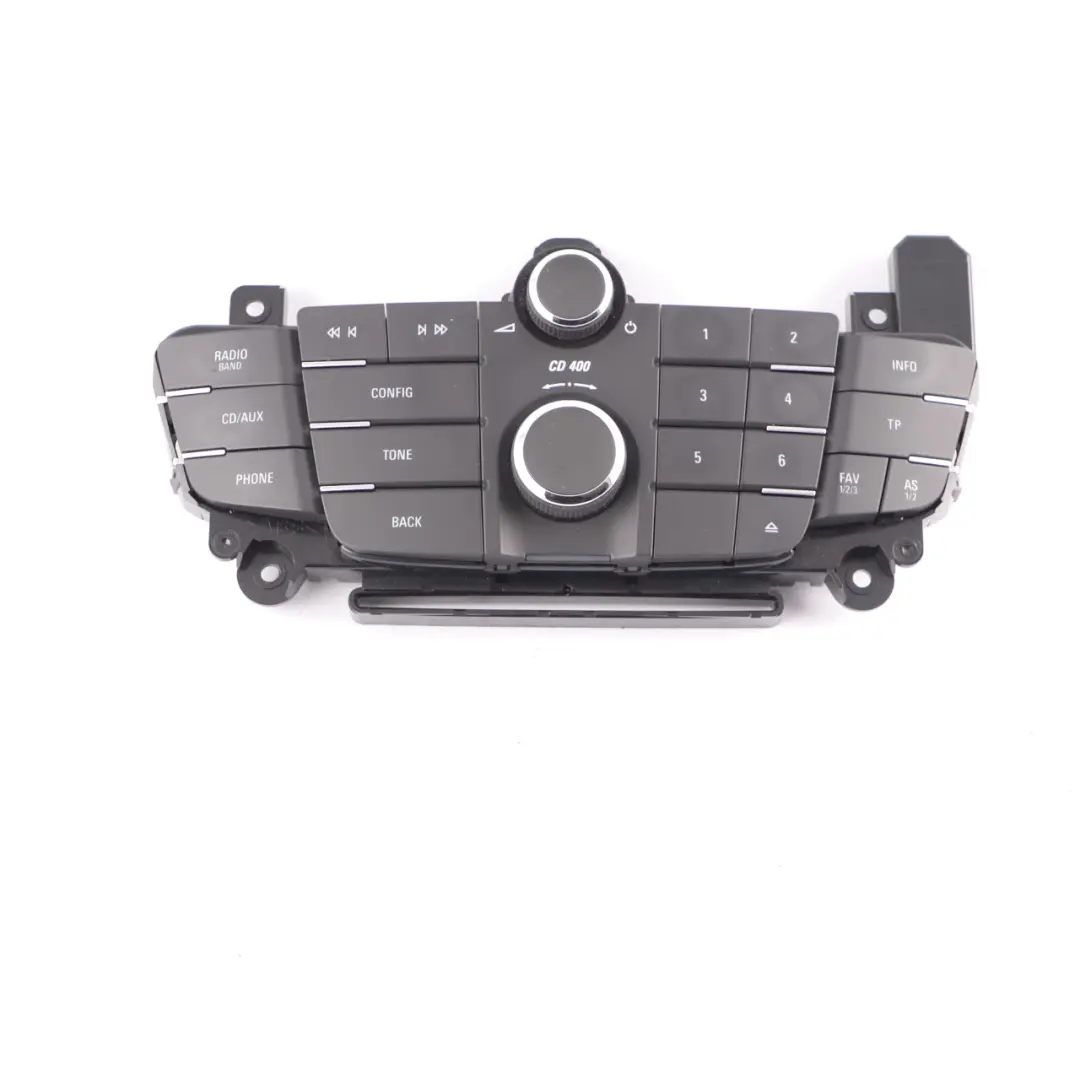 Radio CD Player Control Switch Panel Button Unit to Vauxhall Insignia A with Part number 13321292 Vauxhall Insignia A Radio CD Player Control Switch Panel Button Unit - SKU 13321292 - Part number 13321292