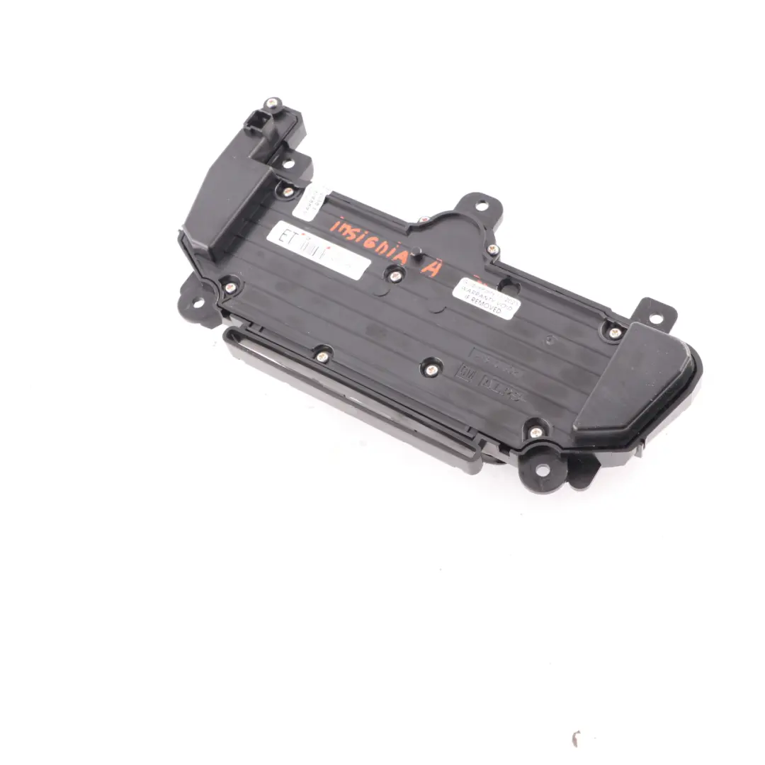 Radio CD Player Control Switch Panel Button Unit to Vauxhall Insignia A with Part number 13321292 Vauxhall Insignia A Radio CD Player Control Switch Panel Button Unit - SKU 13321292 - Part number 13321292