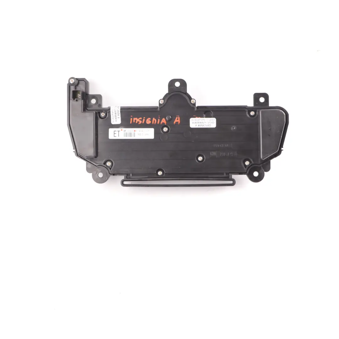 Vauxhall Insignia A Radio CD Player Control Switch Panel Button Unit - SKU 13321292 - Part number 13321292