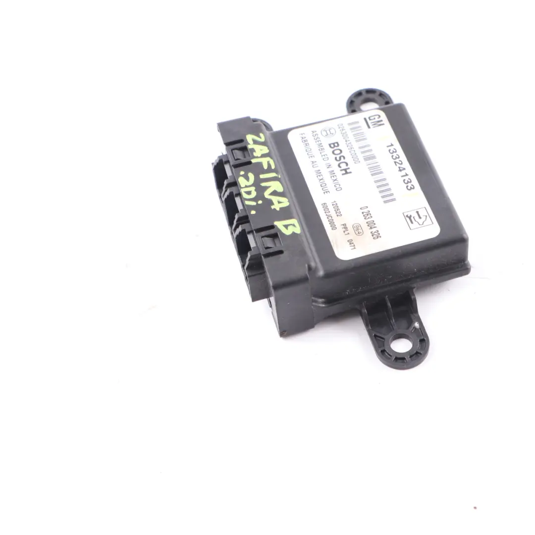 PDC Module Parking Assist Control Unit ECU to Vauxhall Opel Zafira B with Part number 13324133 Vauxhall Opel Zafira B PDC Module Parking Assist Control Unit ECU - SKU 13324133 - Part number 13324133
