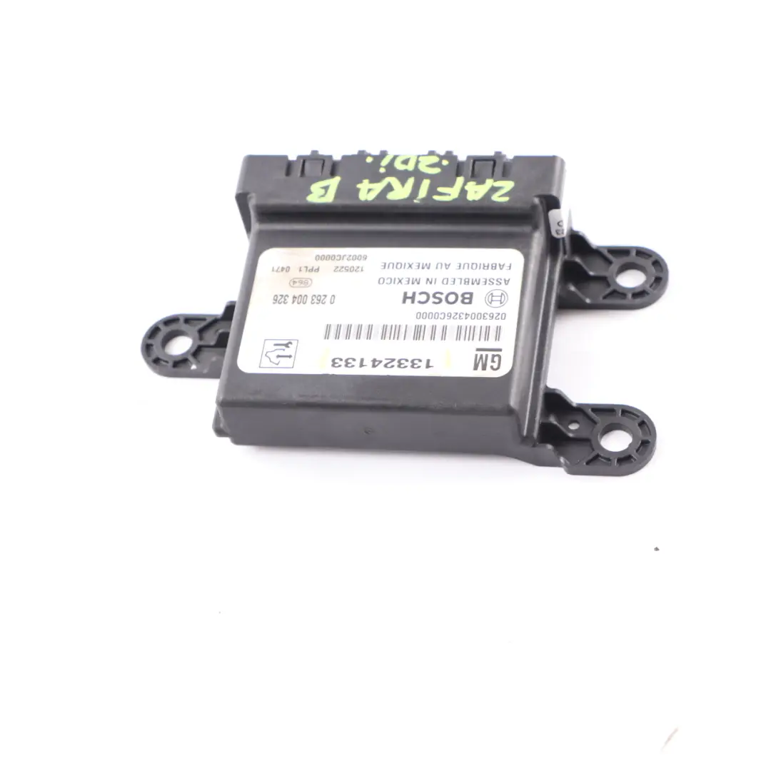 PDC Module Parking Assist Control Unit ECU to Vauxhall Opel Zafira B with Part number 13324133 Vauxhall Opel Zafira B PDC Module Parking Assist Control Unit ECU - SKU 13324133 - Part number 13324133
