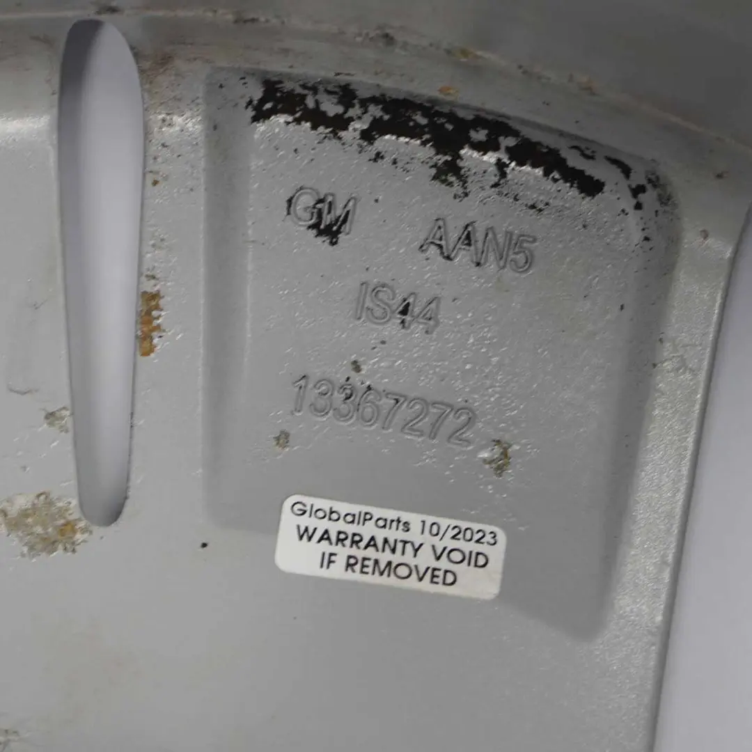 Alloy Wheel Rim 17" 7J ET:44 to Vauxhall Opel Zafira Astra Silver with Part number 13367272 Vauxhall Opel Zafira Astra Silver Alloy Wheel Rim 17" 7J ET:44 - SKU 13367272-1 - Part number 13367272