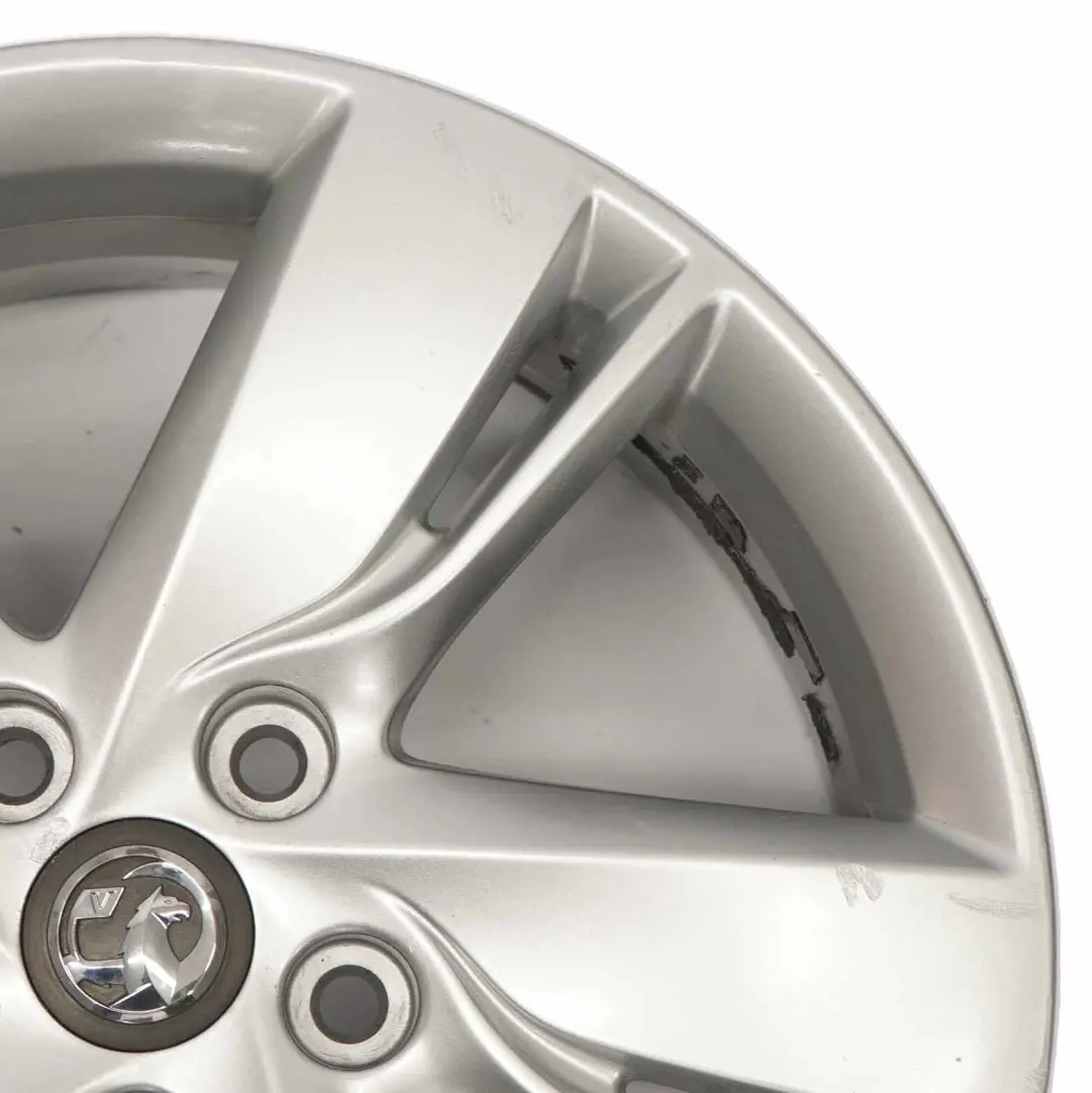 Alloy Wheel Rim 17" 7J ET:44 to Vauxhall Opel Zafira Astra Silver with Part number 13367272 Vauxhall Opel Zafira Astra Silver Alloy Wheel Rim 17" 7J ET:44 - SKU 13367272-3 - Part number 13367272